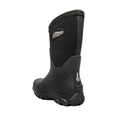 BOGS Kid's Classic Seamless in Black, back view