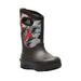 BOGS K's Neo Calssic Topo Camo, Black Multi, front and side view 
