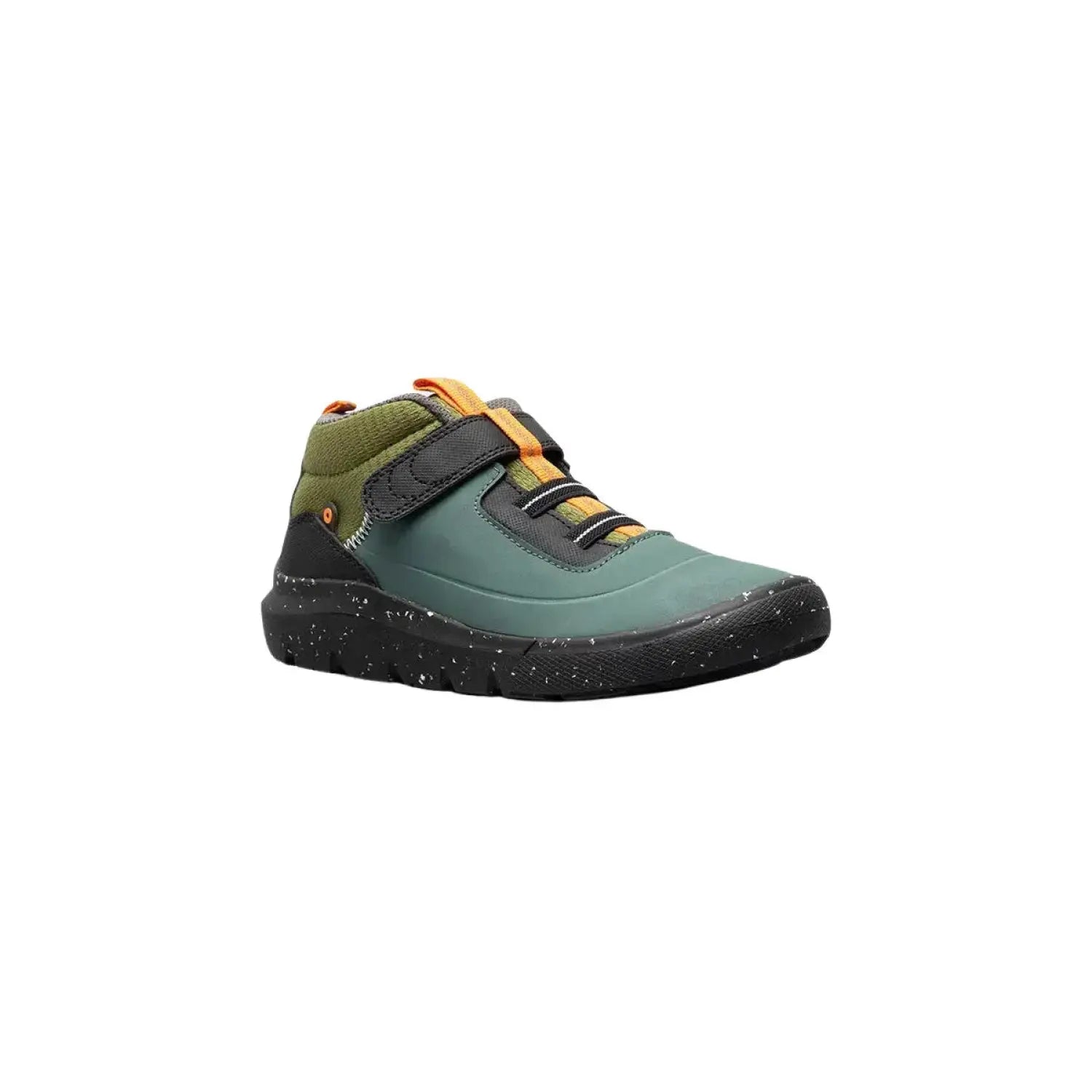 BOGS Skyline Kicker Mid, Olive Multi, side and front view 
