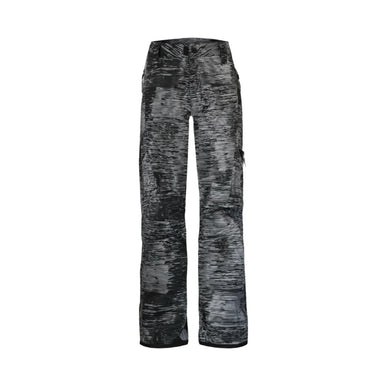 boulder gear boys bolt cargo snow pants in mono glitch front flat view