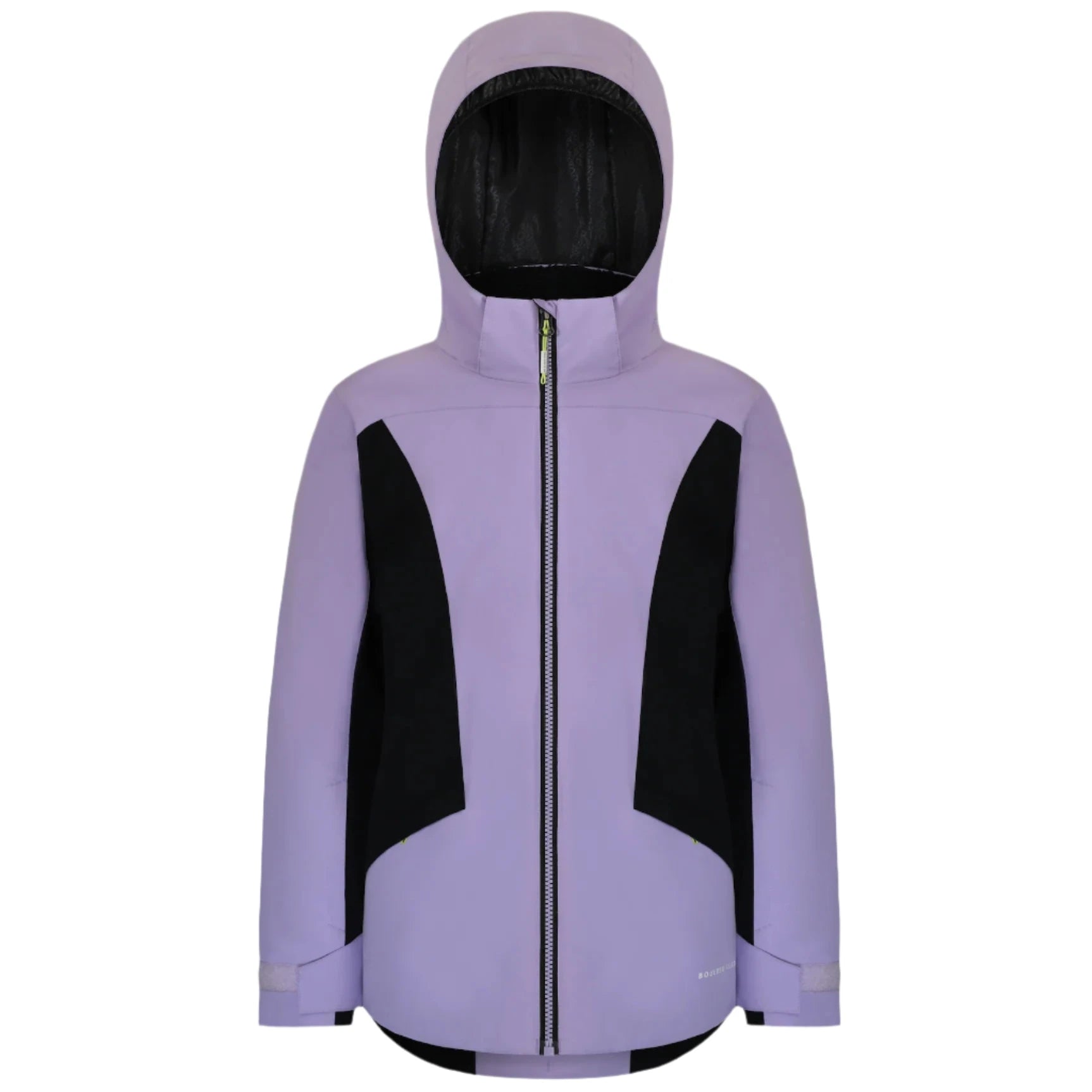 boulder gear girls lively jacket in wisteria front flat view