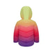 boulder gear girls penny jacket in pink ombre back flat view