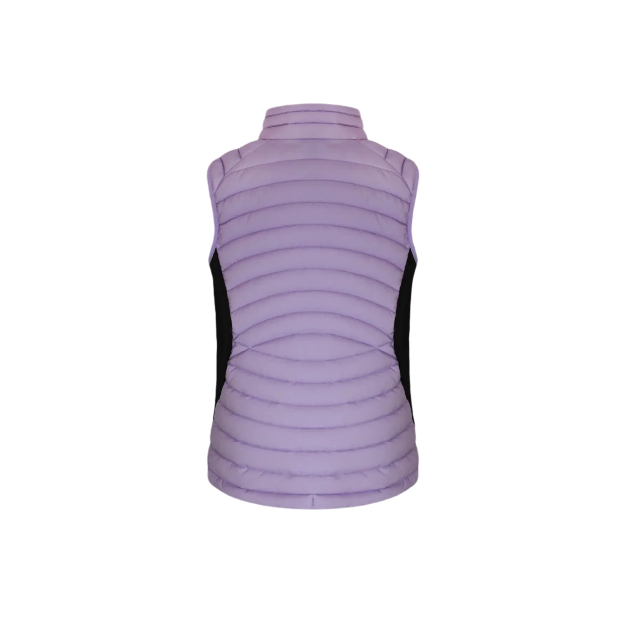 boulder gear girls zeal puffy vest in wisteria back flat view