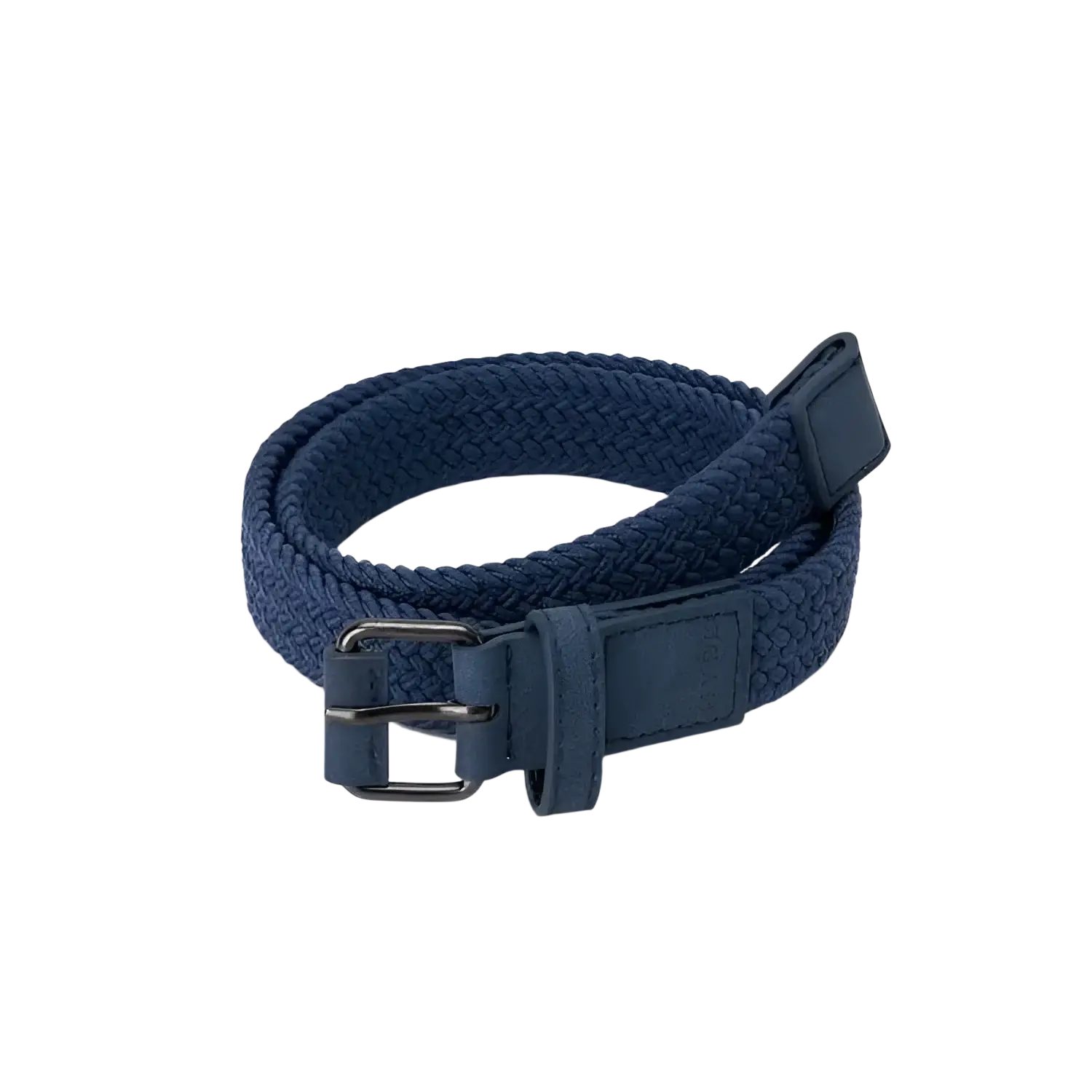 Mayoral Kid's Belt in indigo, rolled view