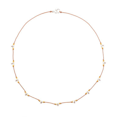 Bronwen Trail Necklace in mother of pearl