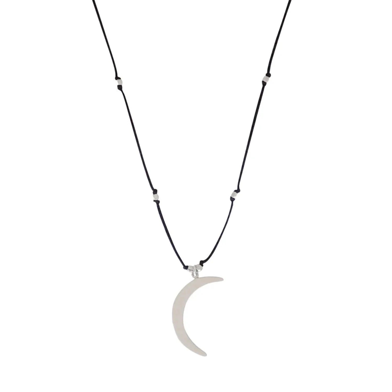 Bronwen Night Sky Necklace shown in the Sliver and Taupe color option.