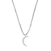 Bronwen Night Sky Necklace shown in the Sliver and Taupe color option.