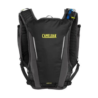 Camelback Circuit™ Run Vest with Crux® 1.5L Reservoir, Black Saftey Yellow, front view 