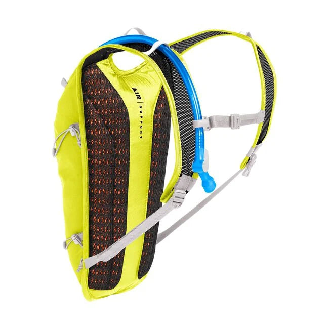 Camelbak Classic Light 70 oz Hydration Pack Safety Yellow/Silver Back Side