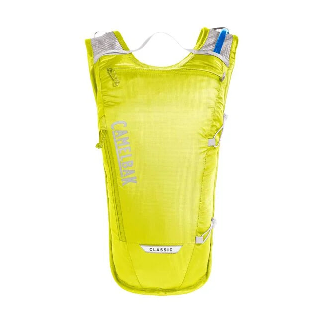 Camelbak Classic Light 70 oz Hydration Pack Safety Yellow/Silver Front