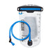 camelbak fusion 3l reservoir with tru zip in clear front tube view