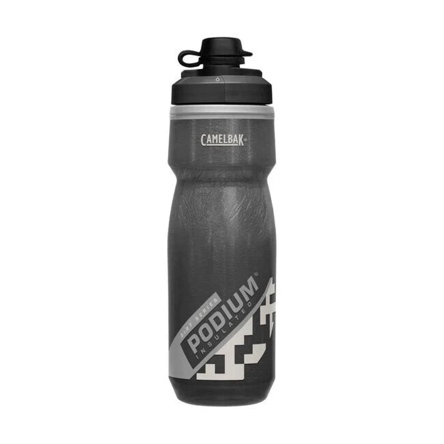 Camelbak Podium® Chill™ 21oz Water Bottle, Black, front view 