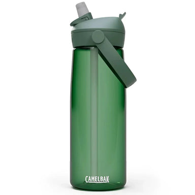 Camelbak Thrive Flip Straw 25oz Bottle With Tritan Renew in forest green, side view