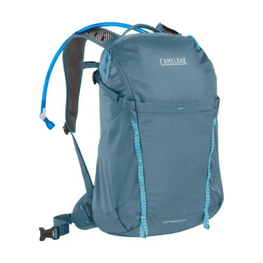 Camelbak Women's Rim Runner™ X20 Hiking Hydration Pack with Crux® 1.5L Reservoir in Crystal Blue, front view 