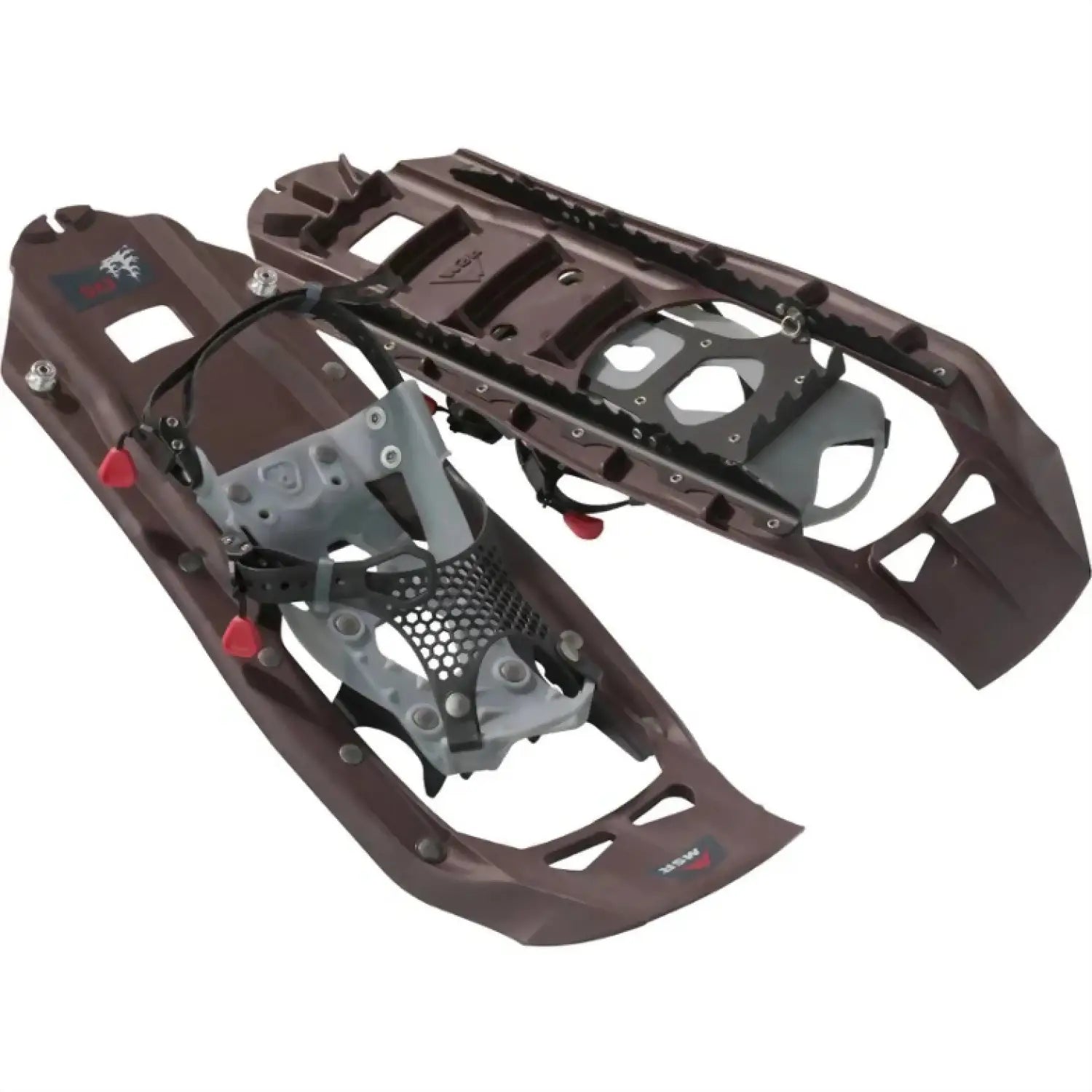 Cascade Designs Evo™ Trail Snowshoes Iron Top and Bottom View