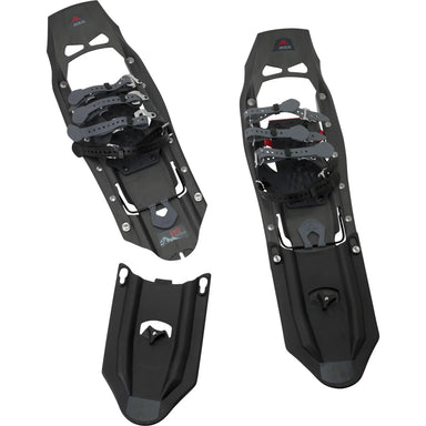 cascade designs msr evo snowshoe tail in black attach demo