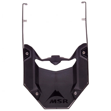 cascade designs msr revo showshoe tails in black front flat view