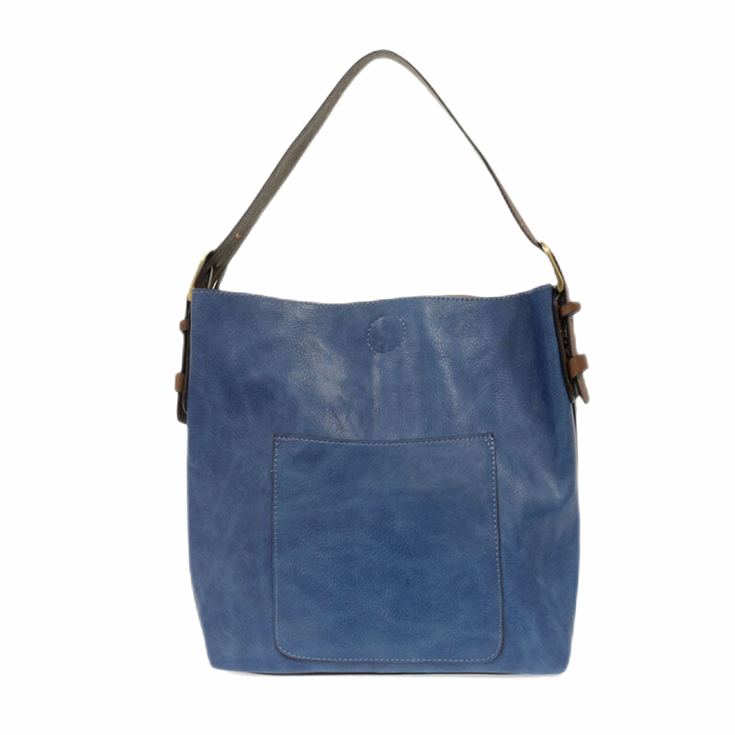 Joy Susan Classic Hobo Handbag Celestial Blue/Coffee Front