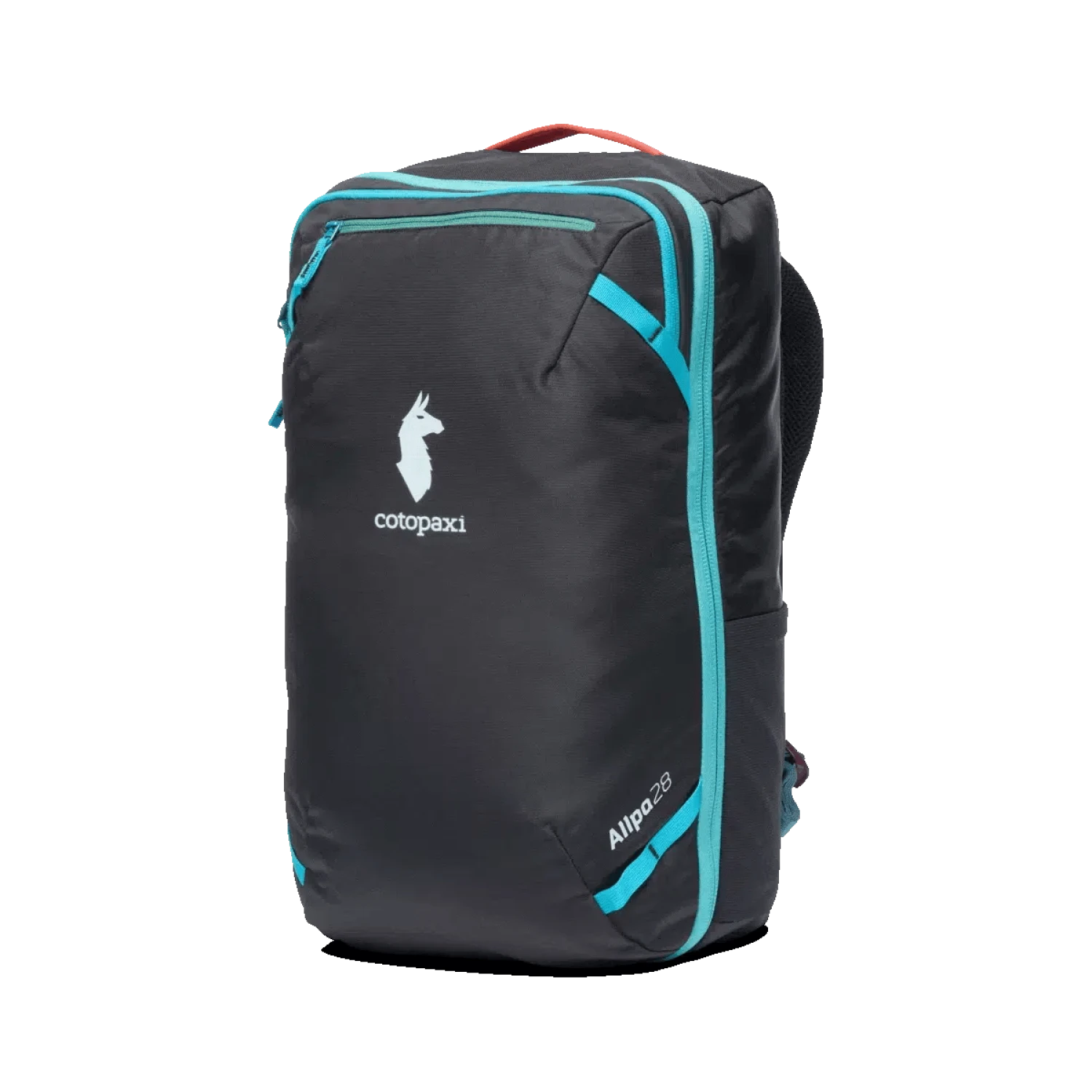 Cotopaxi Allpa 28L Travel Pack in del dia dark, different colors front view