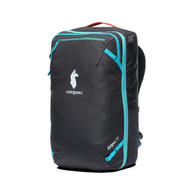 Cotopaxi Allpa 28L Travel Pack in del dia dark, different colors front view