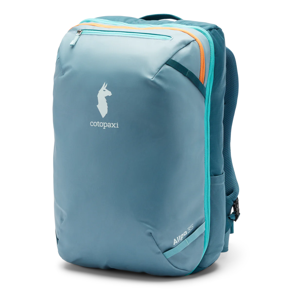 Cotopaxi Allpa 35L Travel Pack Blue Spruce/Abyss Front