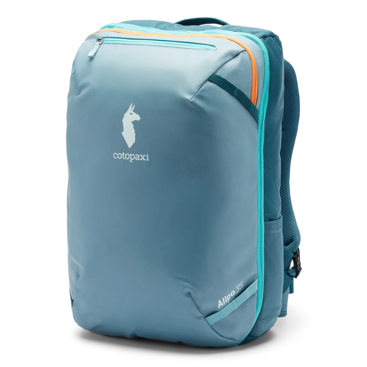 Cotopaxi Allpa 35L Travel Pack Blue Spruce/Abyss Front