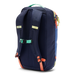 Cotopaxi Allpa Mini 20L Travel Pack in pacific & maritime, back view