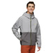 Cotopaxi M's Cielo Rain Jacket, Smoke Cinder, front view on model 