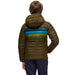 Cotopaxi Kid's Fuego Down Hooded Jacket Life Oak Stripe Model Back