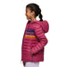 Cotopaxi Kid's Fuego Down Hooded Jacket Sangria Stripe Model Side