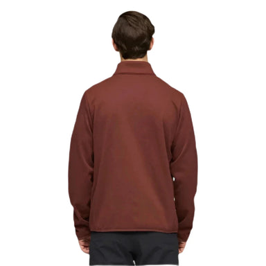 Cotopaxi Men's Envo Fleece Full-Zip Jacket, Heather Chestnut. Back view.