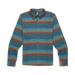 Cotopaxi Men's Quedo Flannel Shirt shown in the Abyss Stripes color option, front view.