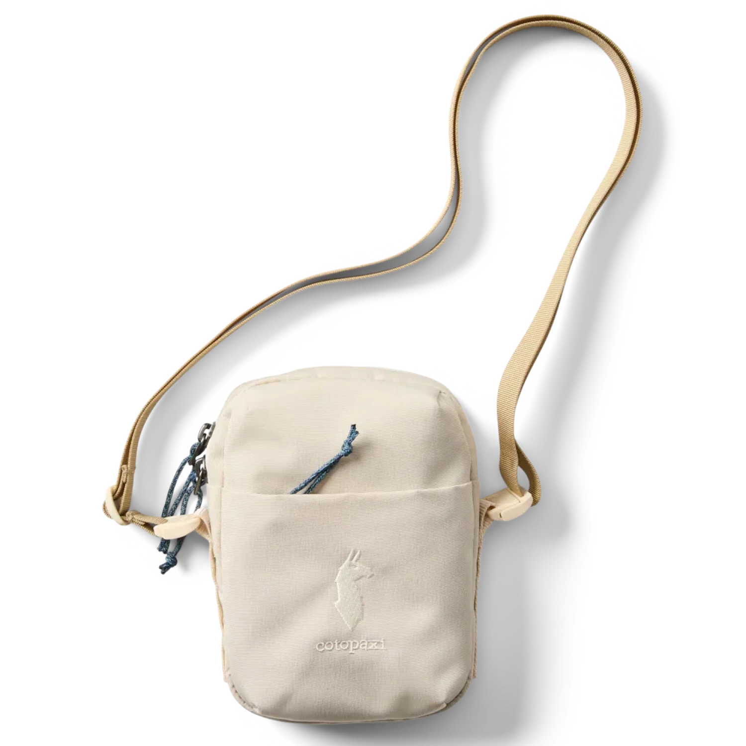 Cotopaxi Todo 1L Shoulder Bag in cream, top view