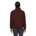 Cotopaxi Women's Bacano Fleece Jacket, Chestnut/Coffee. Back view.