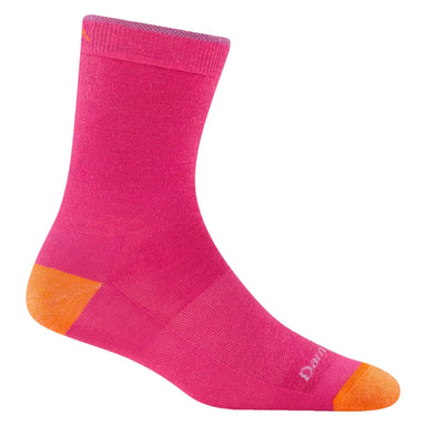 Darn Tought Kids' Field Trip Micro Crew Lightweight Hiking Sock Neon Pink