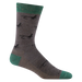 Darn Tough Men's Mcfly Crew Lightweight Lifestyle Sock shown in the Taupe color option.