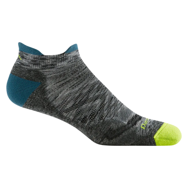 Darn Tough Men's Run No Show Tab Ultra-Lightweight Running Sock shown in the Comet color option.