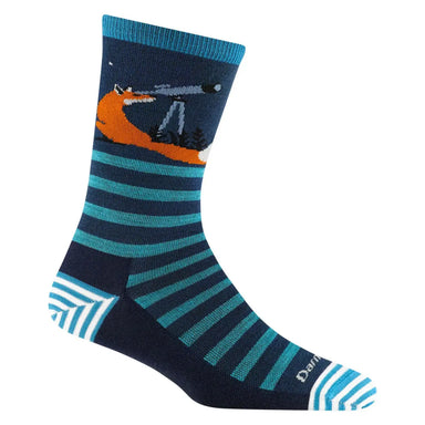 Darn Tough W's Animal Haus Crew Lightweight Lifestyle Sock, Eclipse, outside view 