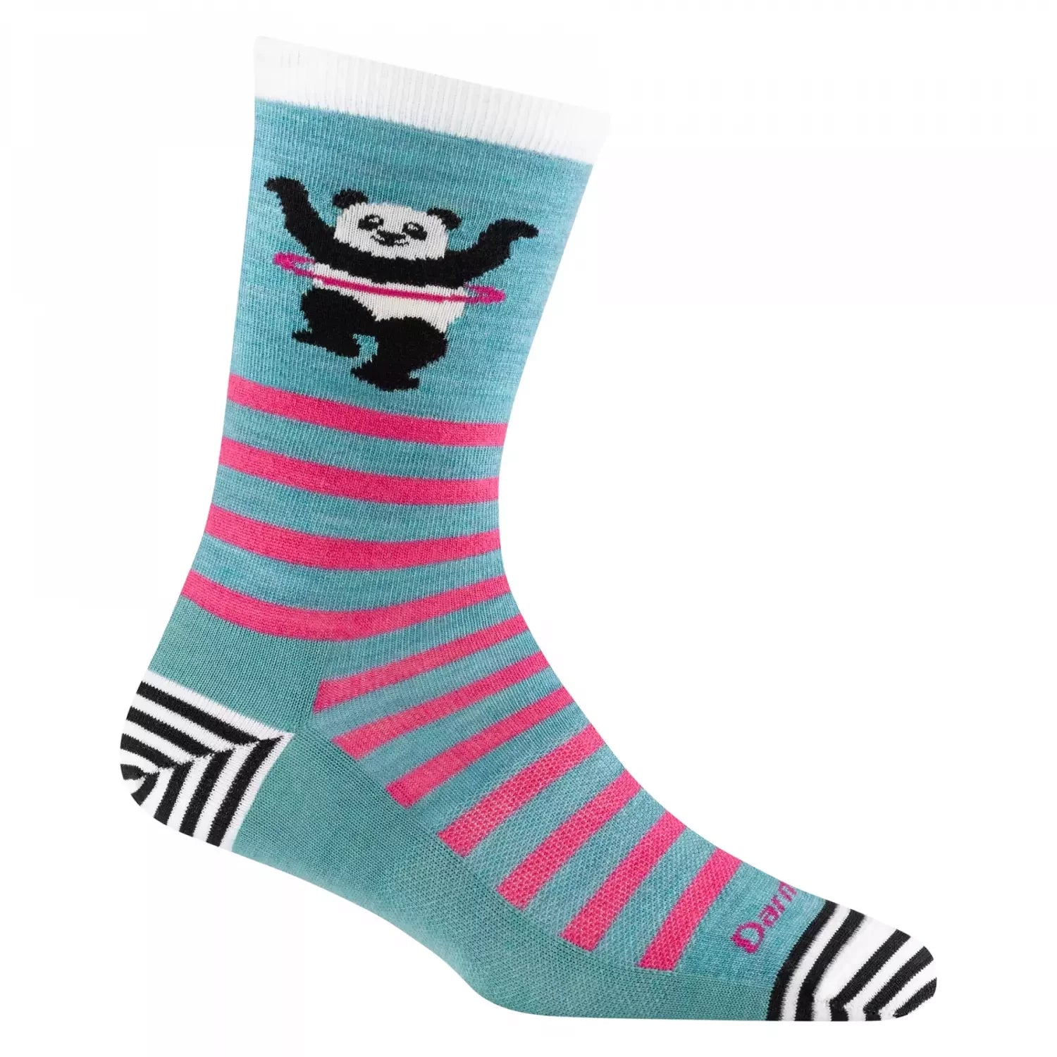 Darn Tough Women's Animal Haus Crew Lightweight Lifestyle Sock shown in the Lagoon color option.