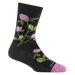 Darn Tough Women's Blossom Crew Lightweight Lifestyle Sock shown in the Charcoal color option.