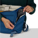 Osprey Daylite™ Messenger Bag in night shift, zippered side pocket open