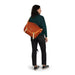 Osprey Daylite™ Messenger Bag in night shift, on model back view