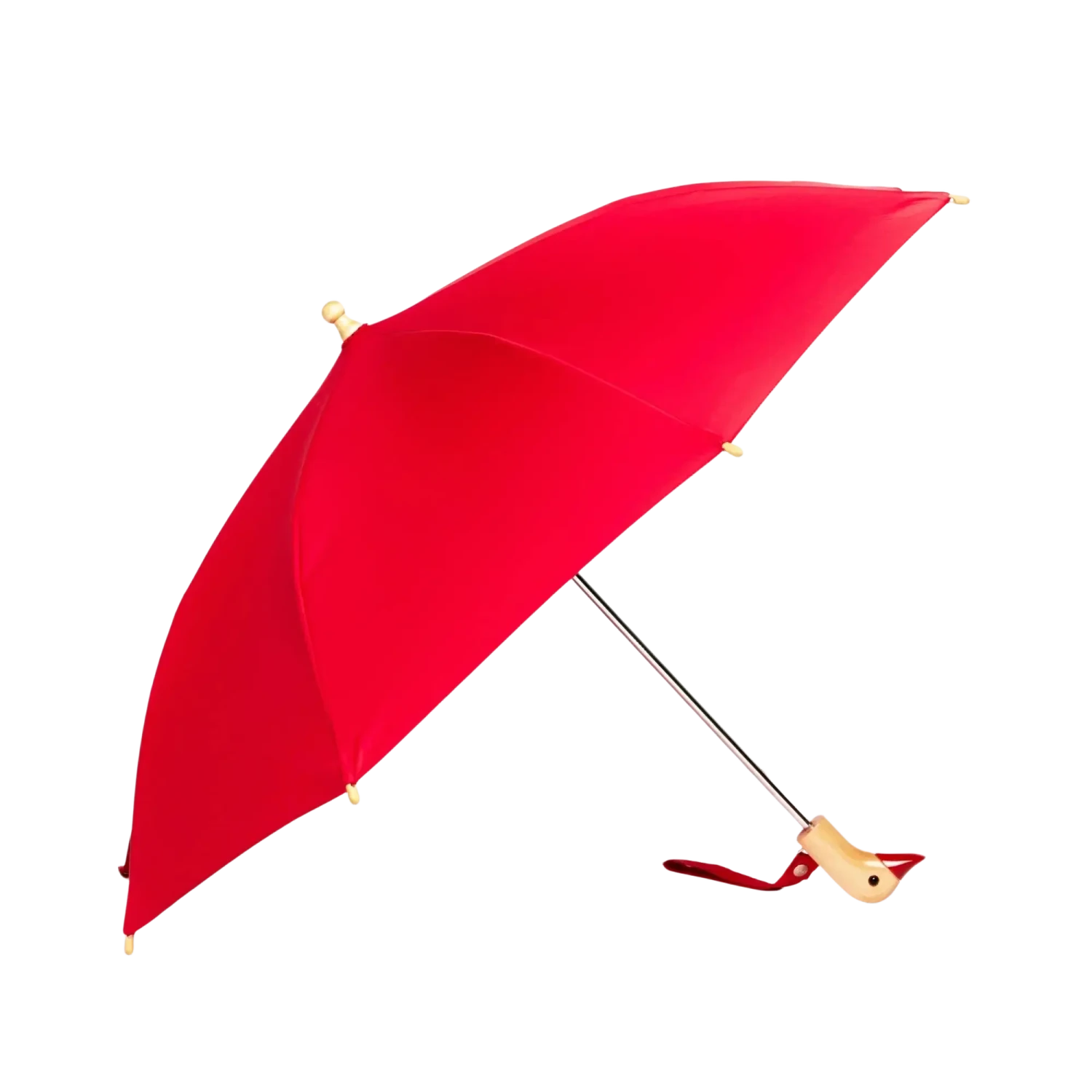 Original Duckhead Duckling Kids Umbrella in red, open view