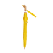 Original Duckhead Duckling Kids Umbrella in yellow, packed view