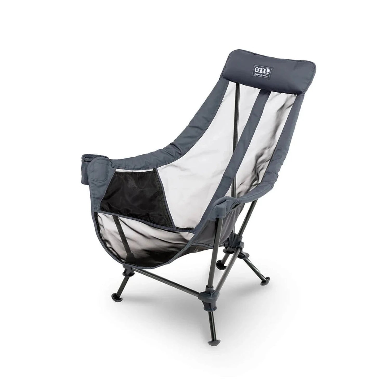 ENO Lounger™ DL Mesh Chair in slate grey, side view