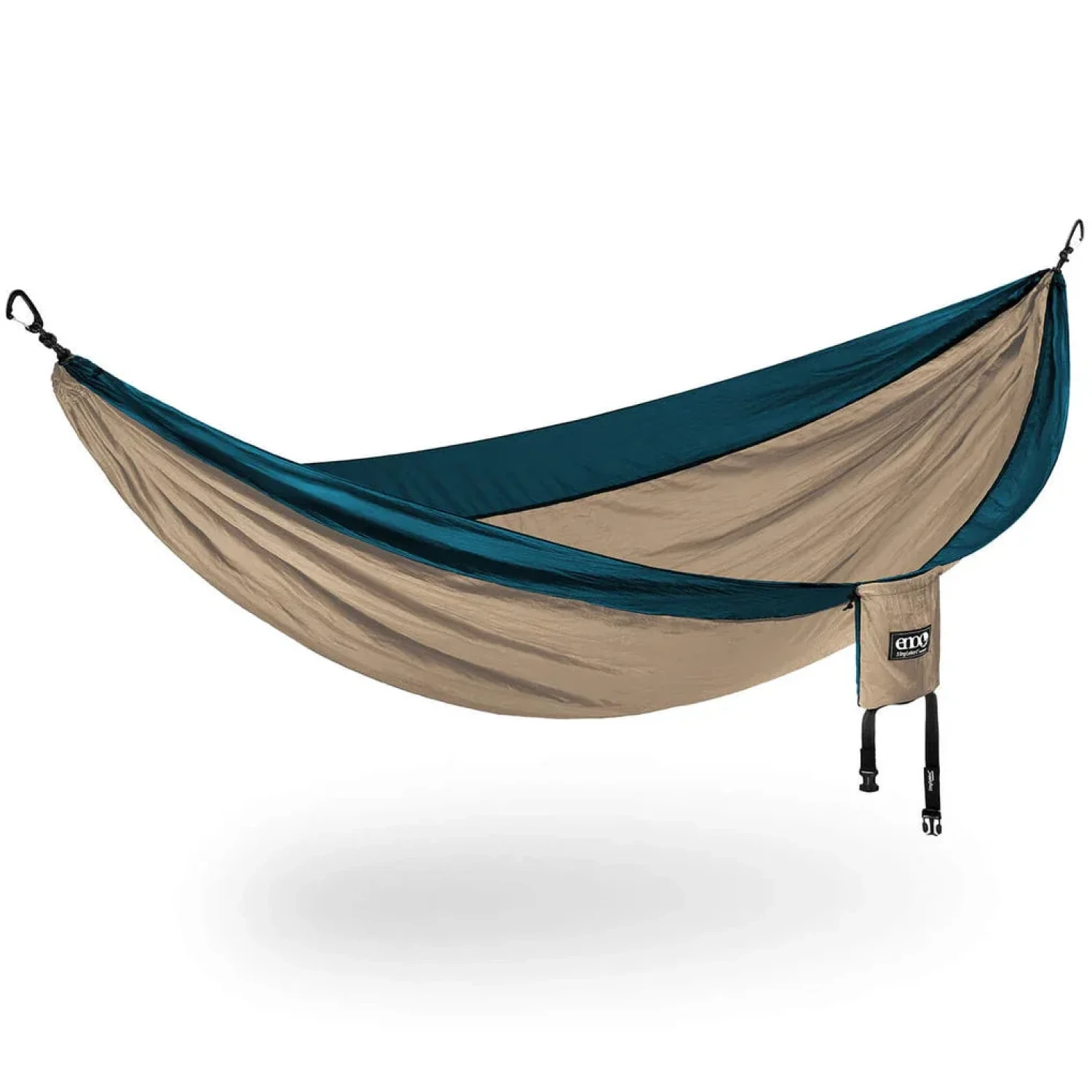 ENO SingleNest® Hammock in tan & marine