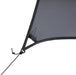 ENO DryFly™ Rain Tarp in charcoal, line loop detail view