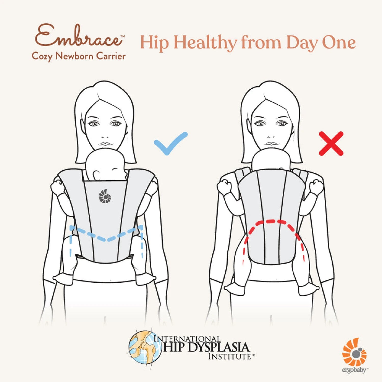 ergobaby embrace cozy newborn carrier Ergobaby Embrace Newborn Baby Carrier, Blush Pink