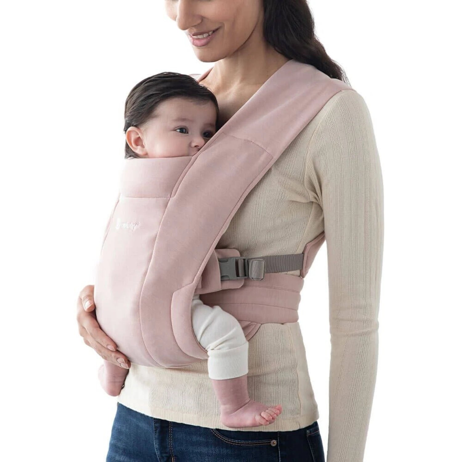 Ergobaby Embrace Newborn Carrier Blush Pink Mom