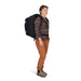Osprey Fairview™ 55 Travel Pack in black, on model front